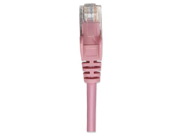 Intellinet Network Cable, Cat6, UTP, RJ45 Male / RJ45 Male, 22.5 m (75 ft.), Pink