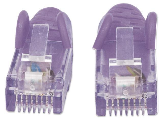 Intellinet Network Cable, Cat6, UTP, RJ45 Male / RJ45 Male, 22.5 m (75 ft.), Purple