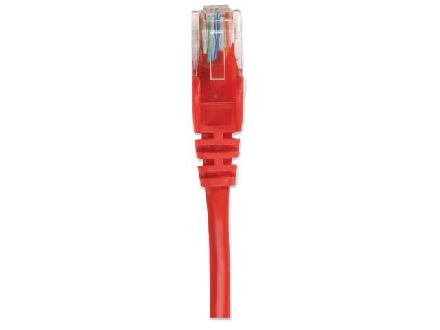 Intellinet Network Cable, Cat6, UTP, RJ45 Male / RJ45 Male, 22.5 m (75 ft.), Red