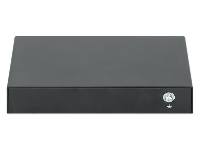 Intellinet 5-Port Switch with 4 x 2.5G Ethernet Ports and 1 SFP+ Uplink, Four 10/100/1000/2500 Mbps RJ45 Ports, One 10G SFP+ Open Slot, Unmanaged,...