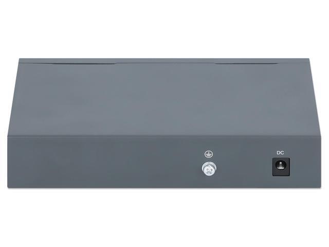 Intellinet 10-Port PoE+ Switch with 8 Fast Ethernet Ports and 2 FE Uplinks, IEEE 802.3at/af (PoE+/PoE) Compliant, 95 W PoE Power Budget, Two 10/100...