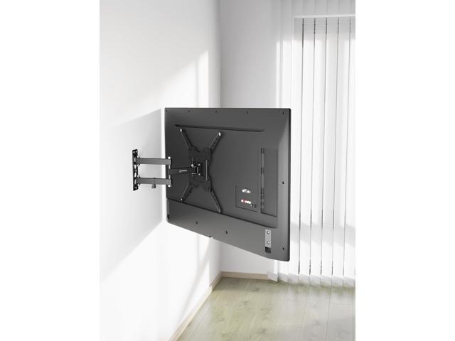 Manhattan Full Motion TV Wall Mount - Articulating Arm for 23-55 TVs, Space-Saving Design, +90° Swivel & Cable Management, Durable Steel - 462624