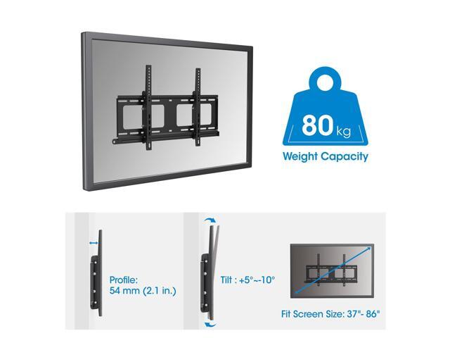 Manhattan Outdoor Anti-Theft Tilting TV Wall Mount for 37-86 Inch Displays, Weatherproof & Secure for Patios & Poolside, Flexible Viewing Angles -...