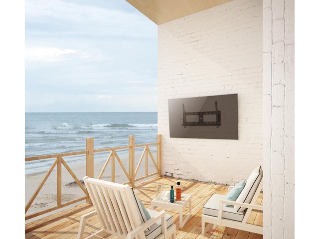 Manhattan Outdoor Anti-Theft Tilting TV Wall Mount for 37-86 Inch Displays, Weatherproof & Secure for Patios & Poolside, Flexible Viewing Angles -...