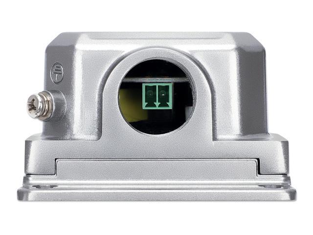 Intellinet Outdoor Vandalproof Gigabit Media Converter + PoE+ Injector 10/100/1000Base-T to SFP Slot, 30W PoE Injector, IEEE 802.3at/af, IP67...