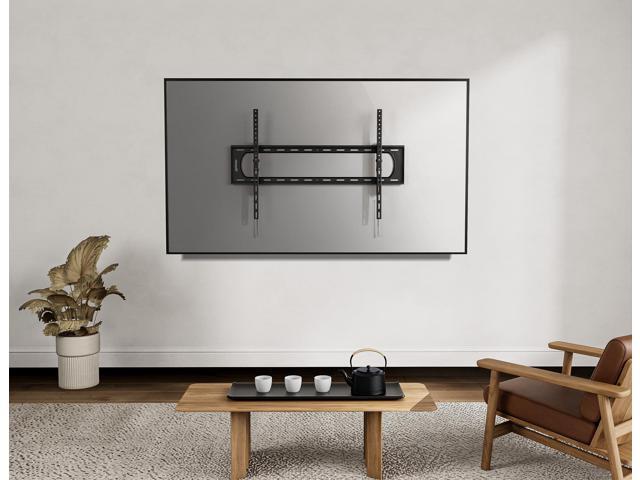 Manhattan Heavy-Duty Large-Screen Tilting TV Wall Mount Holds One 60' to 120' TV up to 264 lbs., +/-10° Tilt, Black - 461931