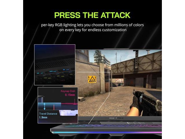 ASUS ROG Strix G16 16'' WUXGA 165Hz Gaming Laptop, Intel Core i7-13650HX, NVIDIA GeForce RTX 4060, 64GB DDR5 RAM, 2TB SSD, RGB 4zone Backlit...