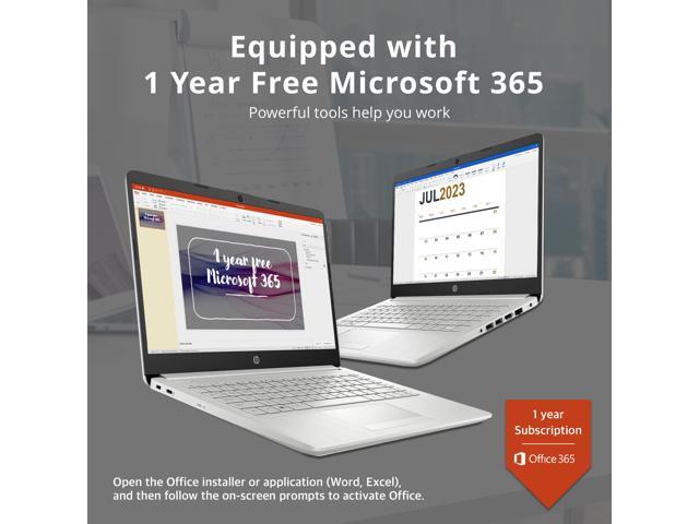 HP Premium Stream 14' HD BrightView Laptop, Intel Celeron N4120, 4GB RAM, 64GB eMMC, Intel UHD Graphics, HD Webcam, 1 Year Office 365, Bluetooth,...