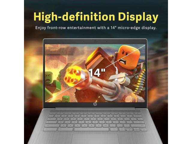 HP Chromebook 14' HD Laptop for Business & Students, Intel Celeron N4120, 4GB LPDDR4, 224GB Storage(64GB eMMC+160GB Docking Station), UHD Graphics,...