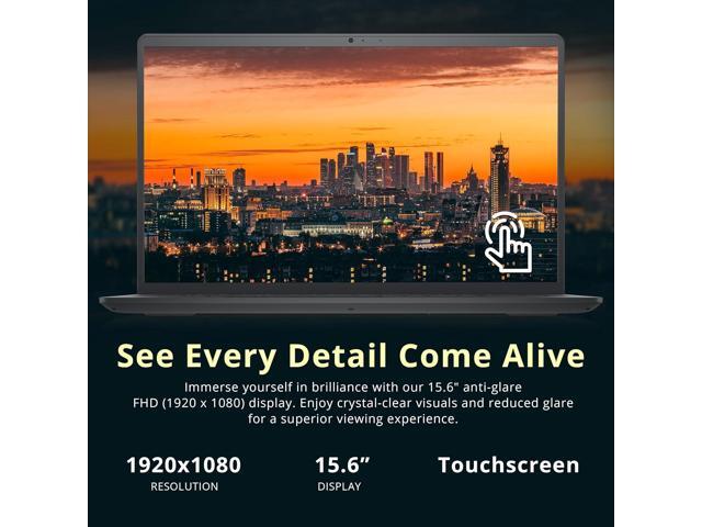 Dell Inspiron 15.6' Touchscreen Laptop, Intel i5-1235U, 8GB RAM, 800GB Storage(512GB SSD+288GB Docking Station Set), Intel UHD Graphics, Numeric...
