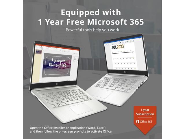 HP Stream 14' HD Laptop, AMD Athlon 3050U, 4GB RAM, 64GB eMMC, Intel UHD Graphics 600, Full-Size Keyboard, 720p HD Camera, 1-Year Microsoft 365,...
