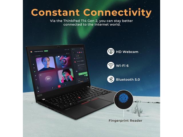 Lenovo ThinkPad T14 Gen 2 14' FHD Business Laptop, Intel i5-1135G7, 24GB RAM, 800GB Storage (512GB SSD+288GB Docking Station), Intel Iris Xe...