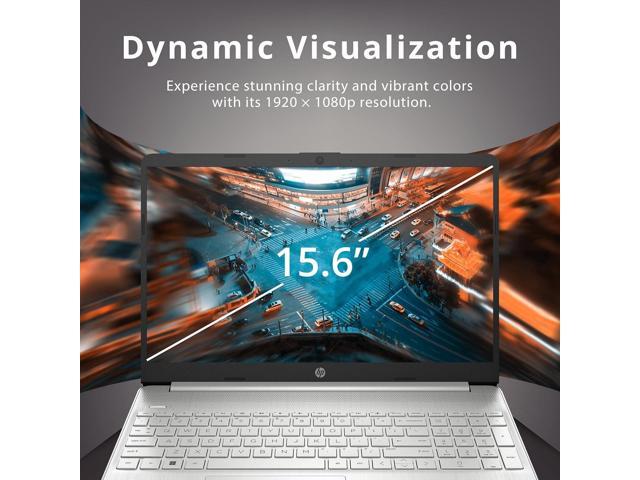 HP 15.6' FHD Laptop, AMD Ryzen 5-5500U Processor, 16GB RAM, 512GB PCIe SSD, AMD Radeon Graphics, HD Webcam, Wi-fi, Bluetooth, Win 11, Silver, 32GB...