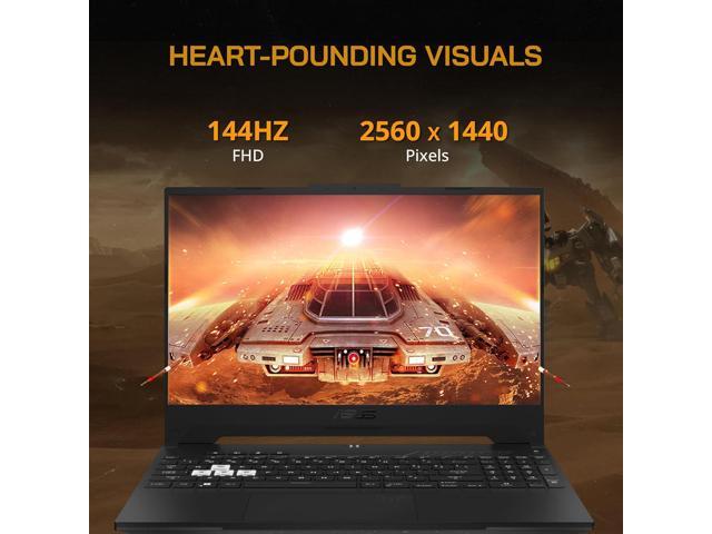 ASUS TUF F15 15.6' WQHD 144Hz Gaming Laptop, Intel i7-12650H, NVIDIA GeForce RTX 3050 Graphics, 32GB DDR5, 1TB SSD, Backlit Keyboard, Wi-Fi 6, Win...