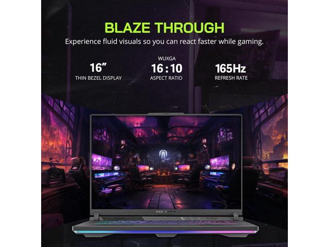 ASUS ROG Strix G16 16' 165Hz FHD Gaming Laptop, NVIDIA GeForce RTX 4060 8GB GDDR6, Intel Core i7-13650HX, 16GB DDR5, 1TB PCIe SSD, Backlit...