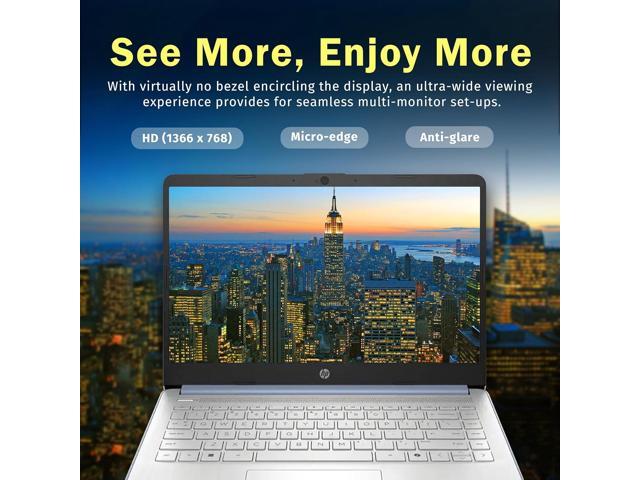HP Stream 14' HD Laptop, Intel Processor N150, 8GB RAM, 288GB Storage(128GB SSD+160GB Docking Station Set), Intel Graphics, 1 Year Office 365,...