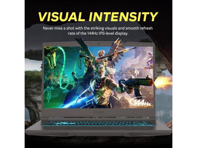 MSI Thin 15 15.6' FHD IPS 144Hz Gaming Laptop, Intel i5-12450H, 32GB RAM, 2TB PCIe SSD, NVIDIA GeForce RTX 2050, Backlit Keyboard, WIFI 6, Black,...