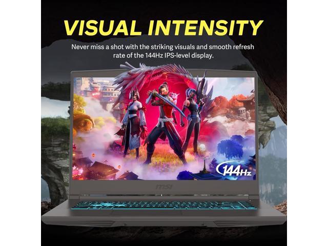 MSI Thin 15 15.6' FHD 144Hz Gaming Laptop, Intel i5-13420H, 64GB RAM, 2TB PCIe SSD, NVIDIA GeForce RTX 4060, Backlit Keyboard, Wi-Fi 6E, Windows...