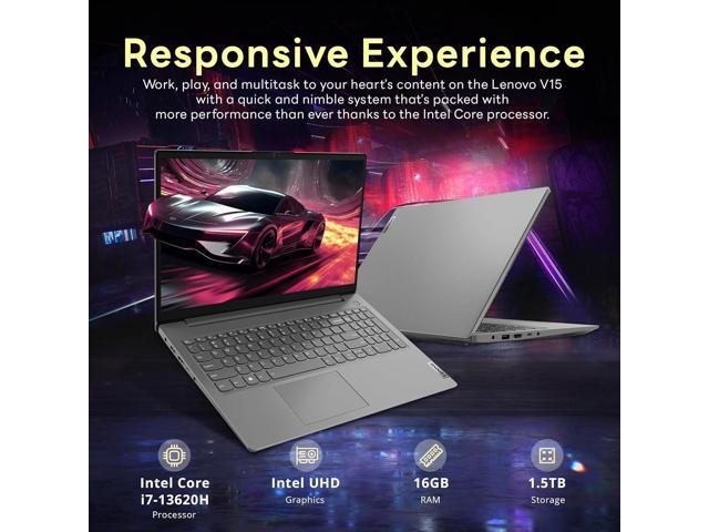 Lenovo V15 G4 IRU 15.6' FHD Business Laptop, Intel Core i7-13620H, 40GB RAM, 2.5TB Storage(2TB SSD+512GB Docking Station Set), Intel UHD Graphics,...