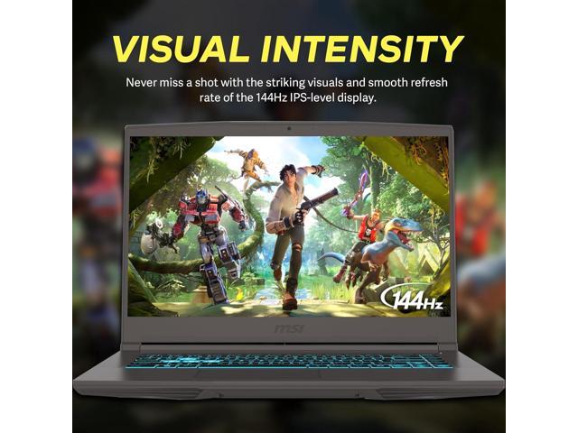 msi Thin 15.6' 144Hz FHD IPS Display Gaming Laptop, Intel Core i5-13420H, 32GB RAM, 2TB SSD, NVIDIA GeForce RTX 3050, Backlit Keyboard, Wi-Fi 6,...