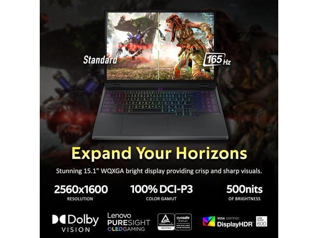 Lenovo Legion 5 15.1' WQXGA 165Hz Gaming Laptop, Intel i7-14700HX 64GB RAM, 2TB PCIe SSD, NVIDIA GeForce RTX 5060, Backlit Keyboard, Win 11 Pro,...