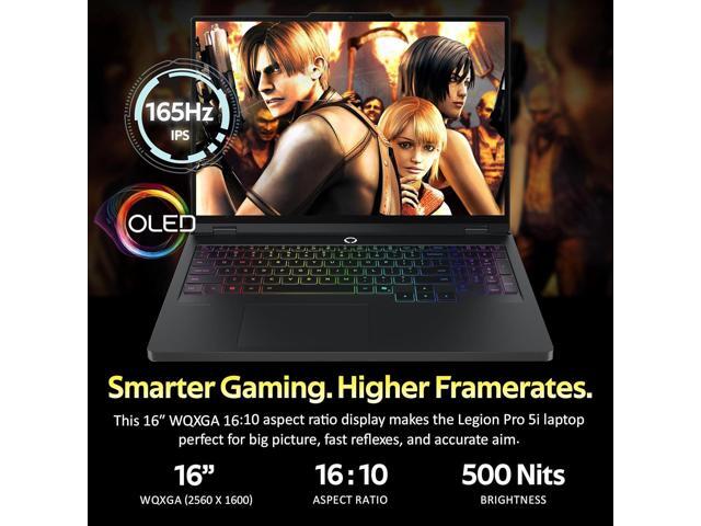Lenovo Legion Pro 5i 16' WQXGA OLED 165Hz Gaming Laptop, Intel Ultra 7 255HX, 32GB RAM, 2TB SSD, NVIDIA GeForce RTX 5060, Backlit Keyboard, Windows...