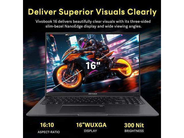 ASUS Vivobook 16' WUXGA Laptop, Intel Core i7-1355U, 40GB RAM, 3TB Storage(2TB SSD+1TB Docking Station Set), Intel Iris Xe Graphics, Backlit...