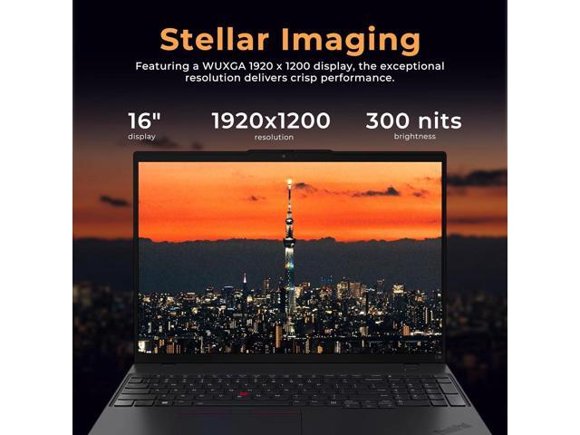 Lenovo ThinkPad L16 G2 16' WUXGA Touchscreen Laptop, Intel Core Ultra 5 225U, 32GB DDR5, 3TB Storage (2TB SSD+1TB Docking Station Set), Backlit...