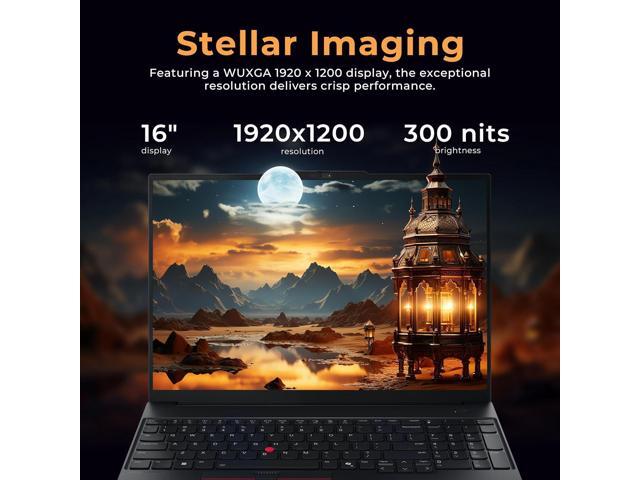 Lenovo ThinkPad E16 G3 16' WUXGA Laptop, Intel Core 7 240H, 32GB RAM, 2.28TB Storage (2TB SSD+288GB Docking Station Set), Intel Graphics, Backlit...