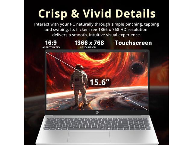 HP 15.6' HD Touchscreen Laptop, AMD Ryzen 3 7320U, 8GB LPDDR5, 1.28TB Storage(1TB SSD+288GB Docking Station Set), AMD Radeon Graphics, Numeric...
