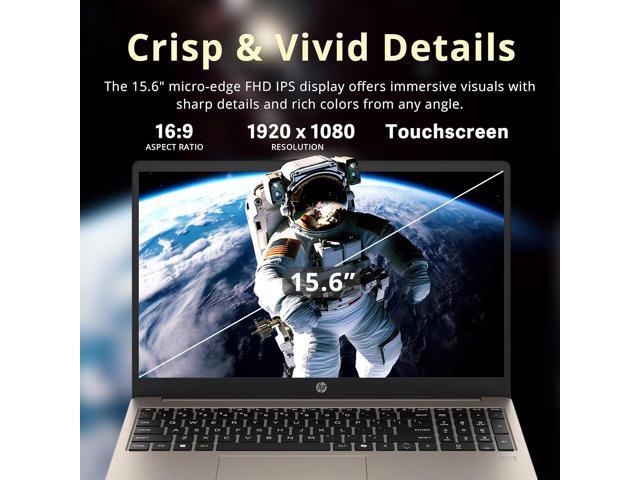 HP 15.6' FHD Touchscreen Laptop, Intel Core i3-N305, 32GB RAM, 2.16TB Storage (2TB SSD+160GB Docking Station Set), Intel UHD Graphics, Numeric...