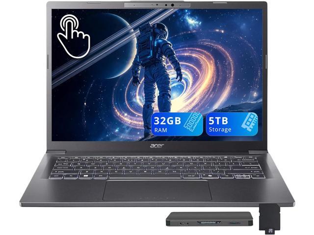Acer Aspire 14 AI 14' WUXGA Touchscreen Laptop, Intel Core Ultra 9 288V, 32GB LPDDR5X, 5TB Storage(4TB SSD+1TB Docking Station Set), Intel Arc...