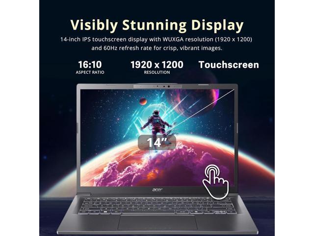 Acer Aspire 14 AI 14' WUXGA Touchscreen Laptop, Intel Core Ultra 9 288V, 32GB LPDDR5X, 5TB Storage(4TB SSD+1TB Docking Station Set), Intel Arc...