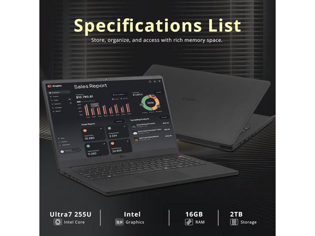 LG Gram Book 15.6 FHD Touchscreen Laptop, Intel Core Ultra7 255U, 16GB DDR5, 2TB Storage(1TB SSD+1TB Docking Station Set), Intel Graphics, Numeric...