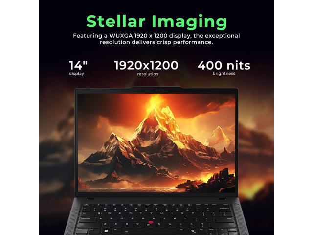 Lenovo ThinkPad T14 G5 14' WUXGA Laptop, Intel Ultra 7 165U, 64GB DDR5, 5TB Storage(4TB SSD+1TB Docking Station Set), Intel Graphics, Backlit...