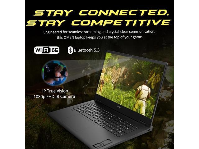 HP Omen 17 17.3' 144Hz FHD Gaming Laptop, AMD Ryzen AI 9 365, 64GB RAM, 3TB Storage (2TB SSD+1TB Docking Station Set), NVIDIA GeForce RTX 5060,...
