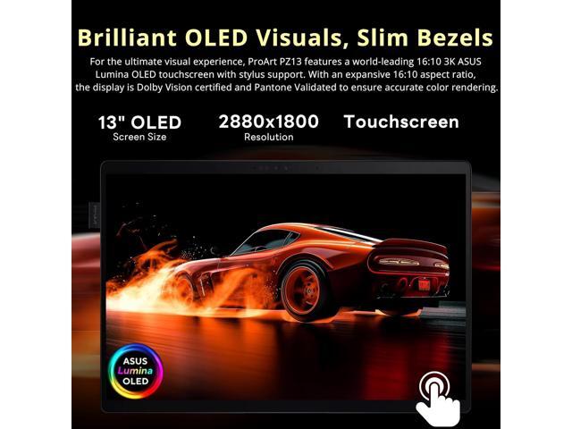 ASUS ProArt PZ13 13' 3K OLED Detachable Laptop, Snapdragon X Plus X1P-42-100, 16GB DDR5, 2TB Storage(1TB SSD+1TB Docking Station), Qualcomm Adreno...