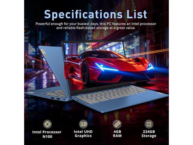Lenovo Flex 3i Chromebook 12.2' WUXGA Touchscreen 2-in-1 Laptop, Intel N100, 4GB LPDDR5, 224GB Storage (64GB eMMC+160GB Docking Station Set), Intel...