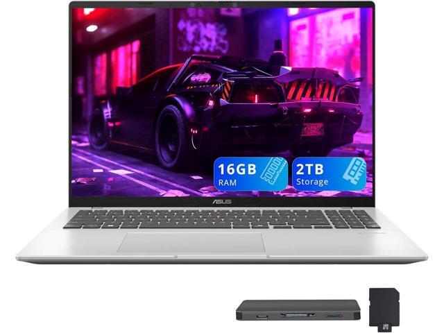 ASUS Vivobook 16' WUXGA Laptop, Snapdragon X-X126100, 16GB LPDDR5X, 2TB Storage (1TB SSD+1TB Docking Station), Qualcomm Adreno Graphics, Backlit...
