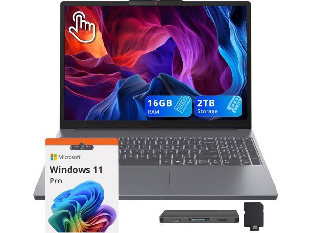 Lenovo IdeaPad Slim 3 15.3' WUXGA Touchscreen Laptop, AMD Ryzen 7 170, 16GB DDR5, 2TB Storage (1TB SSD+1TB Docking Station), AMD Radeon 680M,.