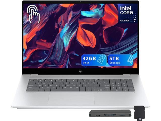 HP Omnibook 7 17.3' FHD Touchscreen Laptop, Intel Core Ultra 7 258V, 32GB LPDDR5X, 5TB Storage (4TB SSD+1TB Docking Station), Intel Arc 140V,...