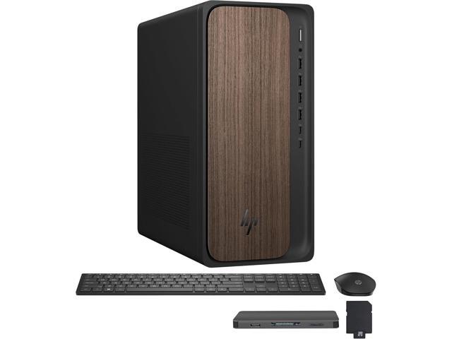 HP OmniDesk Desktop Copilot+ PC, Intel Core Ultra 7 265, 32GB DDR5, 3TB Storage (2TB PCle SSD+1TB Docking Station), Intel Graphics, Wireless.