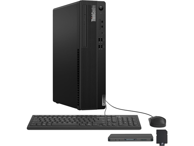 Lenovo ThinkCentre M75s Gen 5 Business Desktop, AMD Ryzen 7 PRO 8700G, 32GB DDR5, 2TB Storage (1TB SSD+1TB Docking Station), AMD Radeon 780M, Wi-Fi...