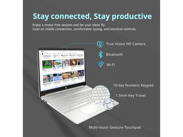 HP 15.6' FHD Business Laptop, Intel Core i5-1135G7, 32GB DDR4 RAM, 1TB PCIe SSD, Intel Iris Xe Graphics, Numpad, Webcam, Wi-Fi 5, Silver, Win 11...