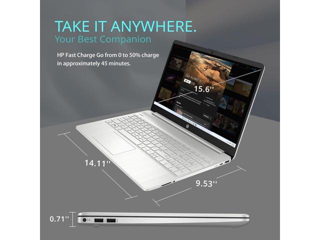 HP 15.6' FHD Business Laptop, Intel Core i5-1135G7, 32GB DDR4 RAM, 1TB PCIe SSD, Intel Iris Xe Graphics, Numpad, Webcam, Wi-Fi 5, Silver, Win 11...