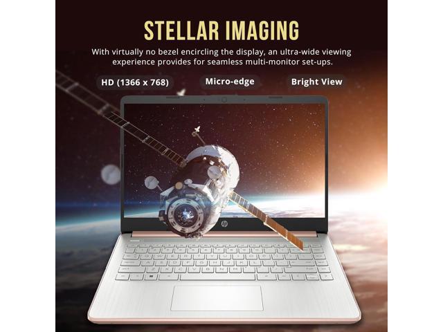 HP Stream 14' HD BrightView Laptop, Intel Celeron N4120, 8GB RAM, 256GB Storage (128GB Emmc+ 128GB USB Card), Intel UHD Graphics, 720p Webcam,...