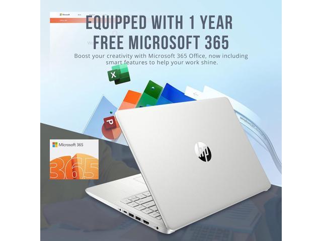HP Stream 14' HD BrightView Laptop, Intel Celeron N4120, 16GB RAM, 256GB Storage (128GB Emmc+ 128GB USB Card), Intel UHD Graphics, 720p Webcam,...