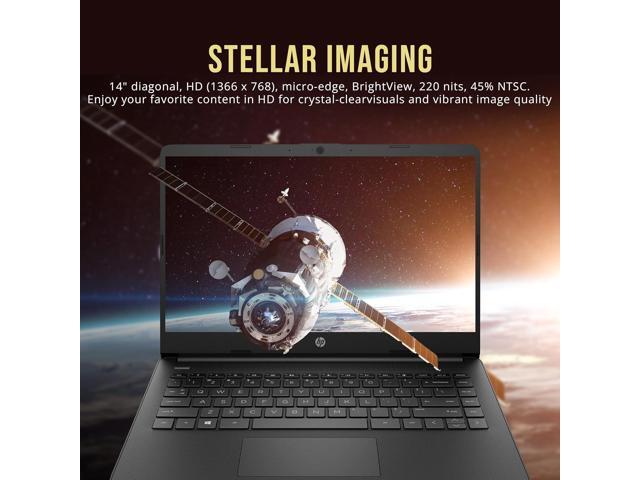 HP Stream 14' HD BrightView Laptop, Intel Celeron N4120, 16GB RAM, 256GB Storage (128GB Emmc+ 128GB USB Card), Intel UHD Graphics, 720p Webcam,...