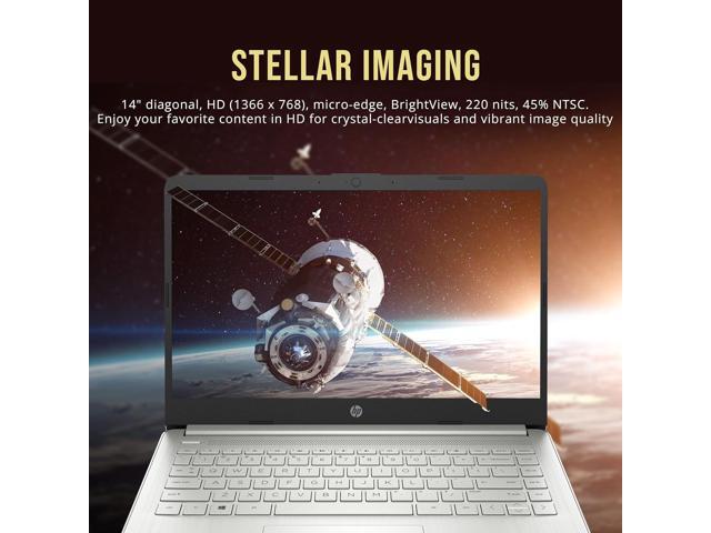 HP Stream 14' HD BrightView Laptop, Intel Celeron N4120, 8GB RAM, 256GB Storage (128GB Emmc+ 128GB USB Card), Intel UHD Graphics, 720p Webcam,...