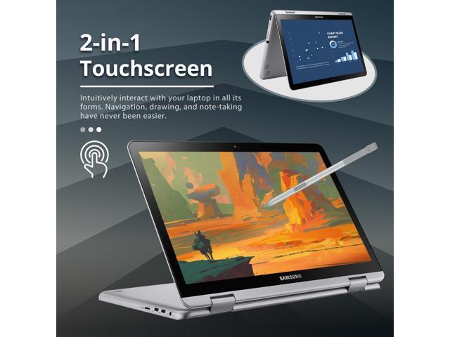 Samsung Plus V2 2-in-1 12.2' FHD Touchscreen Chromebook Laptop, Intel Celeron 3965Y, 4GB RAM, 64GB eMMC, Wi-Fi, Bluetooth, SD Reader, Stylus Pen,...